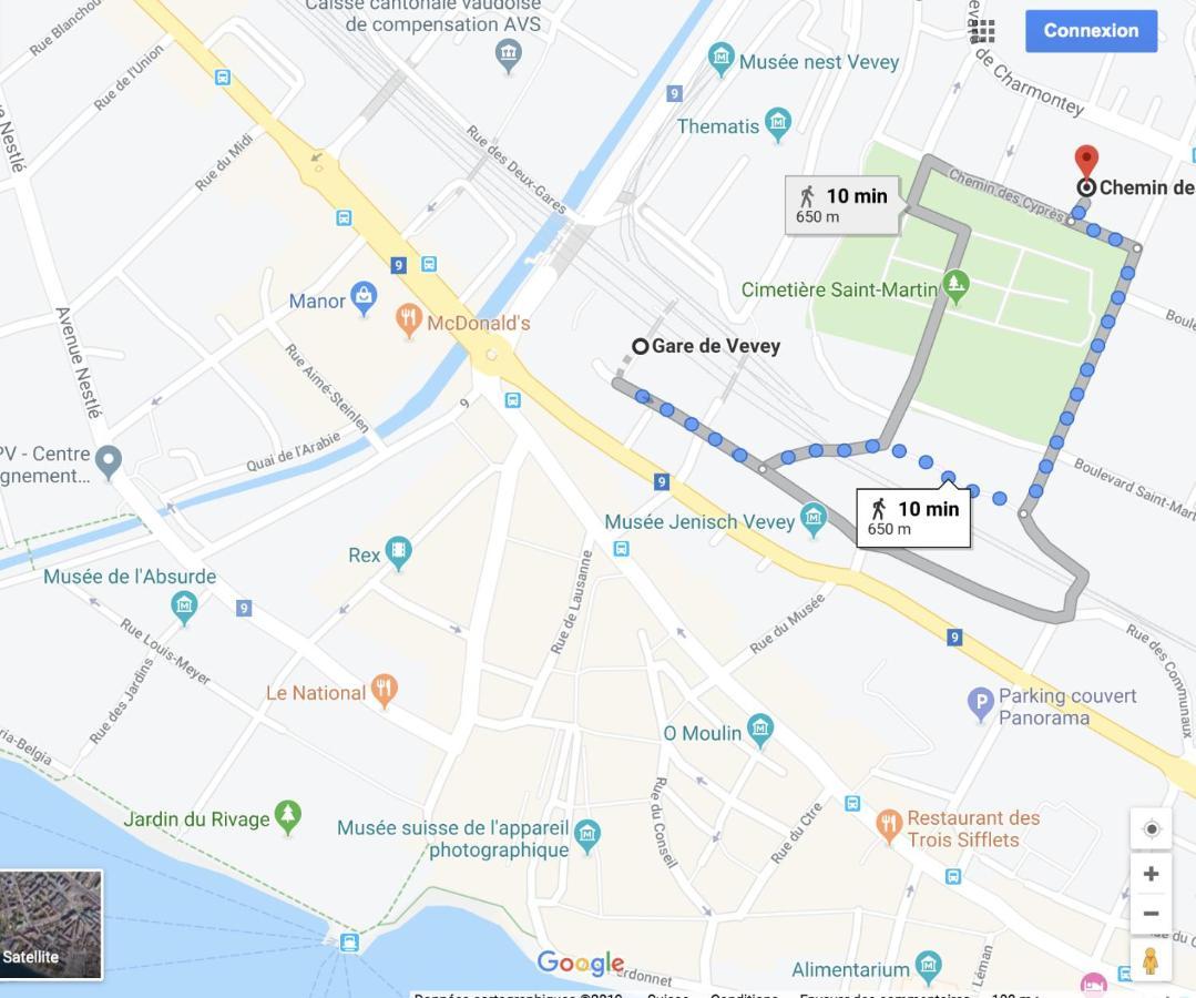 Appartamento Les Cyprès Vevey Esterno foto
